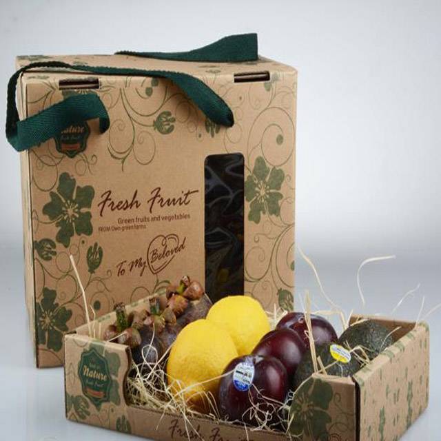 Custom High-end Fruit And Food Packaging Portable Packing Gift Box