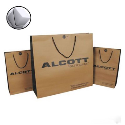 custom brown kraft paper bag for promotion sale gift packaging