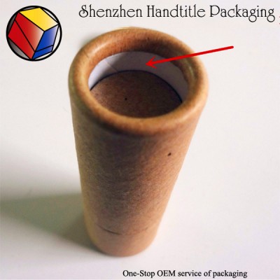 Custom Paper tube with PE coated paper inside for lip balm