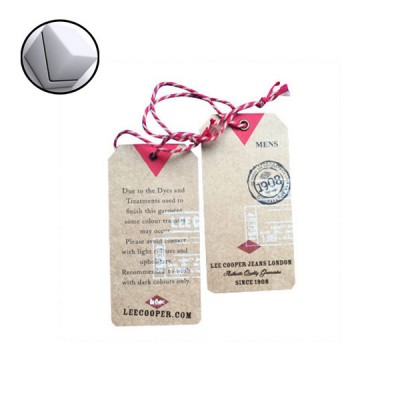 OEM logo customized hang clothing tag