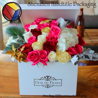 high quality wholesale paper box packaging flower box