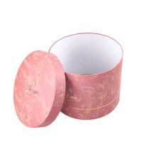 Custom Top Flat Preserved Single Rose Round Hat Cardboard Flower Boxes With Lid Wholesale