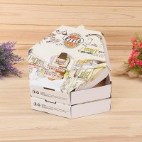 Eco-Friendly Brown Kraft Paper Box for Food Pizza Package