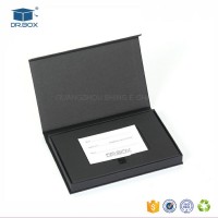 Printing black color art paper folding credit card packaging/sd card packaging with magnetic closure/trading card packaging box