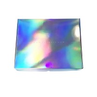 Custom Logo Rainbow Gift Box Holographic Packaging boxes Custom Packaging Boxes