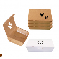 Wholesale China Environmental Disposable Folding Packing Paper+boxes Custom Take Away Food Paper Box Packaging With Logo